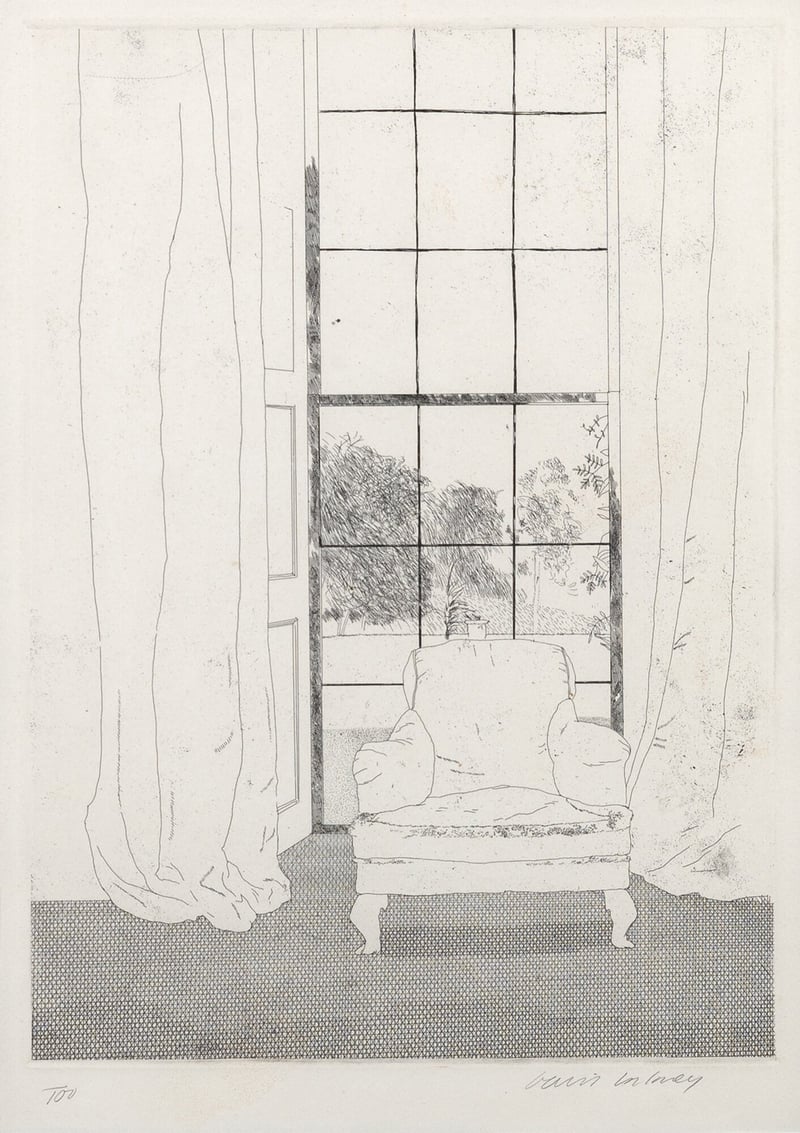David Hockney – Home, 1969 – Etching David Hockney – Home, 1969 – Etching