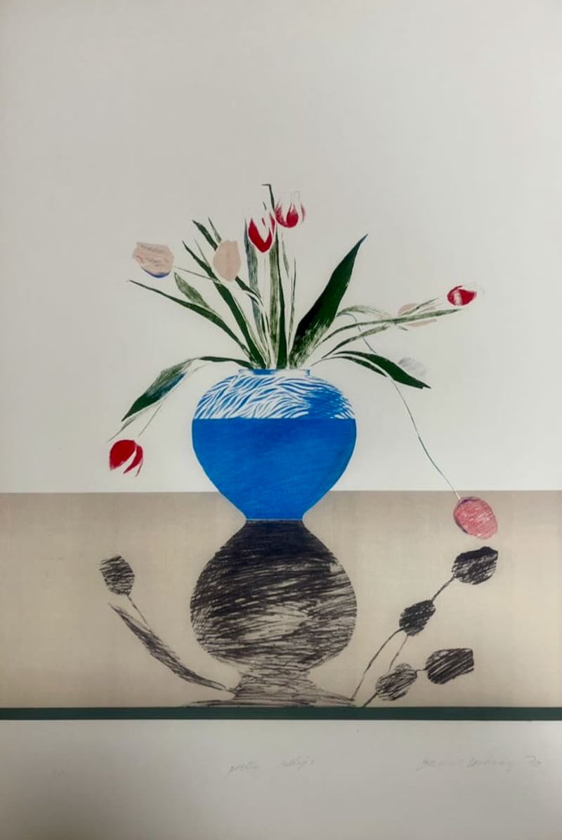 David Hockney – Pretty Tulips, 1970 – Lithograph David Hockney – Pretty Tulips, 1970 – Lithograph