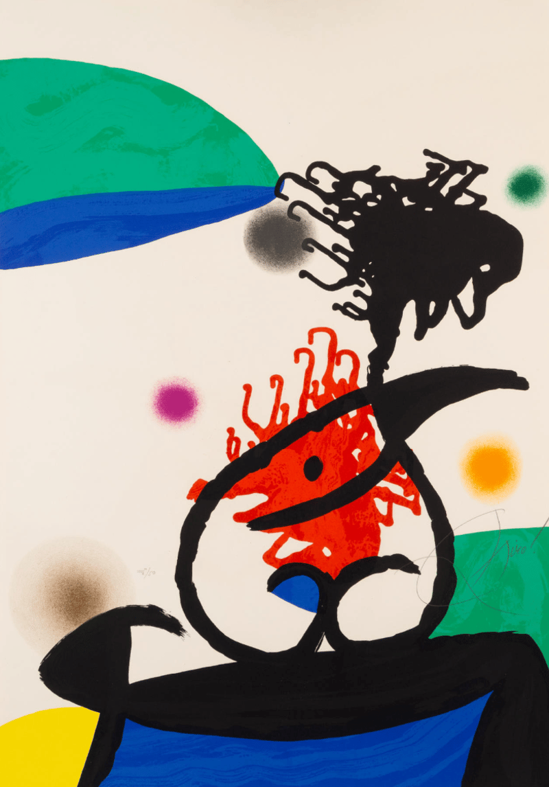 Joan Miró – Mandarin of the North, 1976 – Lithograph Joan Miró – Mandarin of the North, 1976 – Lithograph