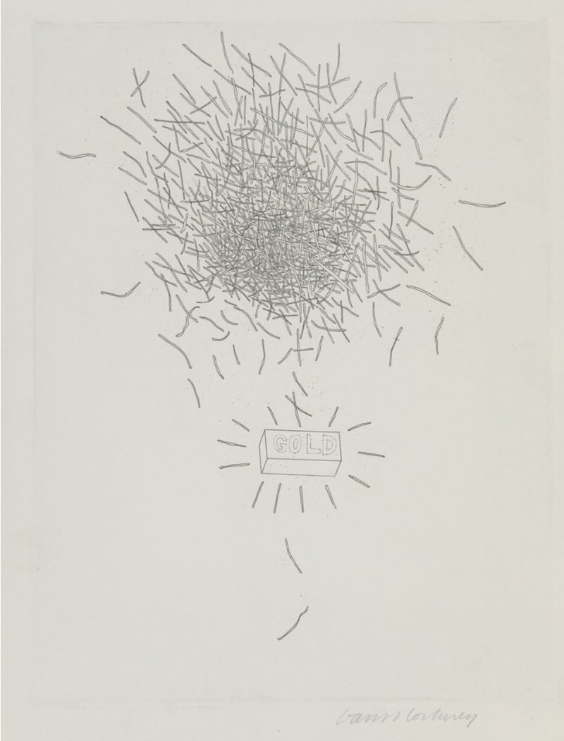 David Hockney – Gold, 1969 – Ets en Aquatint David Hockney – Gold, 1969 – Ets en Aquatint
