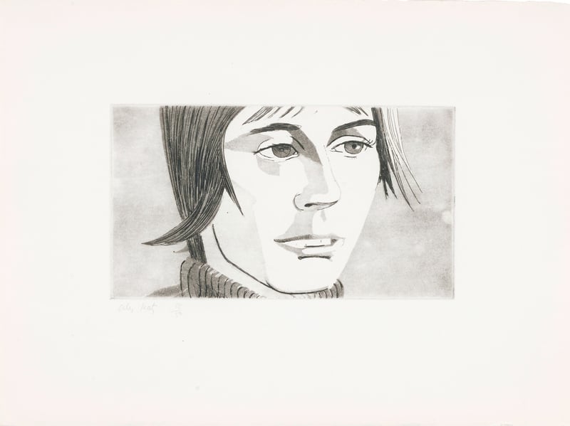 Alex Katz – June Ekman's Class 2, 1972 – Gravure à l'eau-forte