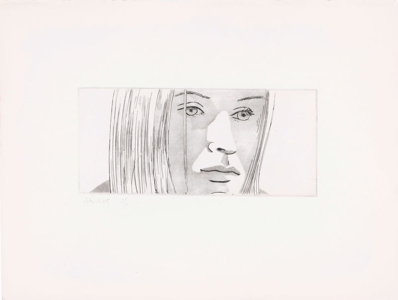 Alex Katz – June Ekman's Class 3, 1972 – Gravure à l'eau-forte