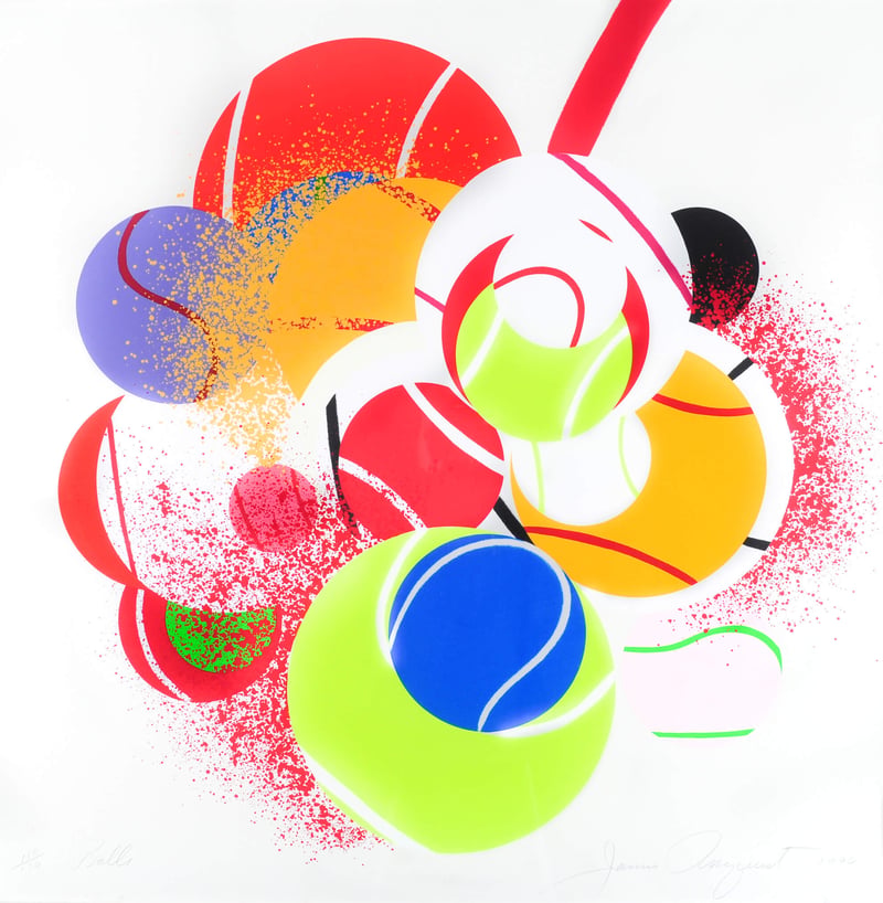 James Rosenquist – Balls, 1990 – Silkscreen James Rosenquist – Balls, 1990 – Silkscreen