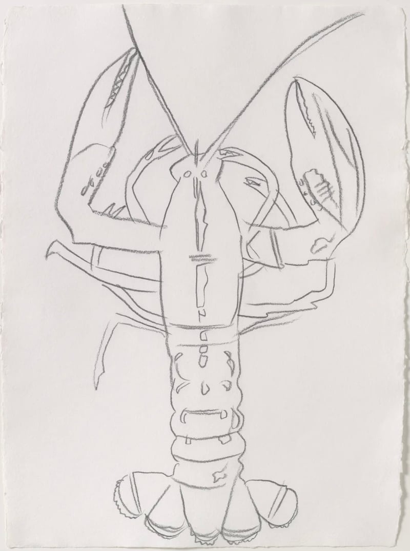 Andy Warhol – Lobster, 1979 – Grafiet Andy Warhol – Lobster, 1979 – Grafiet