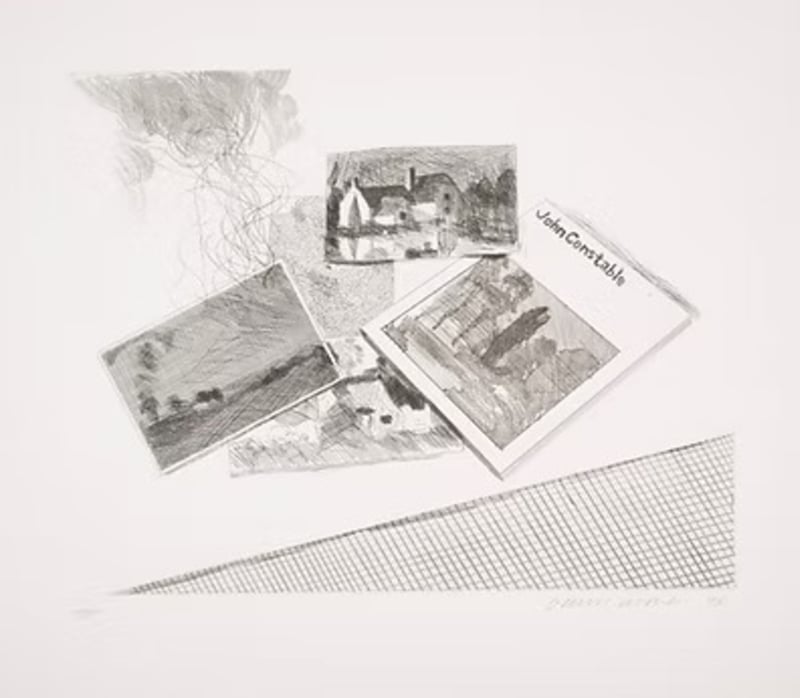 David Hockney – For John Constable, 1976 – Ets en Aquatint David Hockney – For John Constable, 1976 – Ets en Aquatint