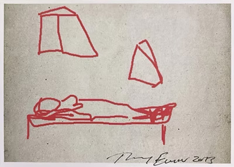 Tracey Emin – Nativity iPad Drawing, 2013 – Mixed média