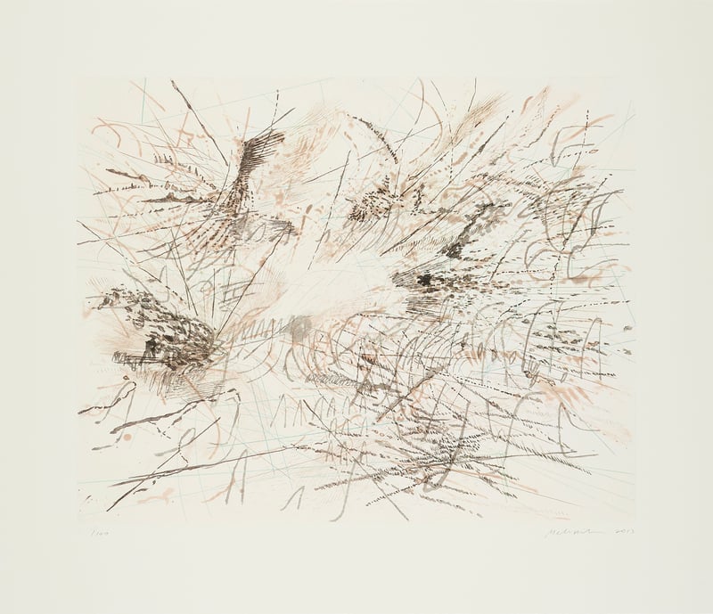 Julie Mehretu – Untitled (Pulse), 2013 – Litografía