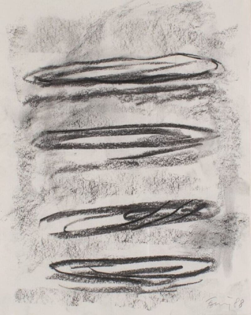 Gunther Forg – Untitled, 1988 – Holzkohle Gunther Forg – Untitled, 1988 – Holzkohle