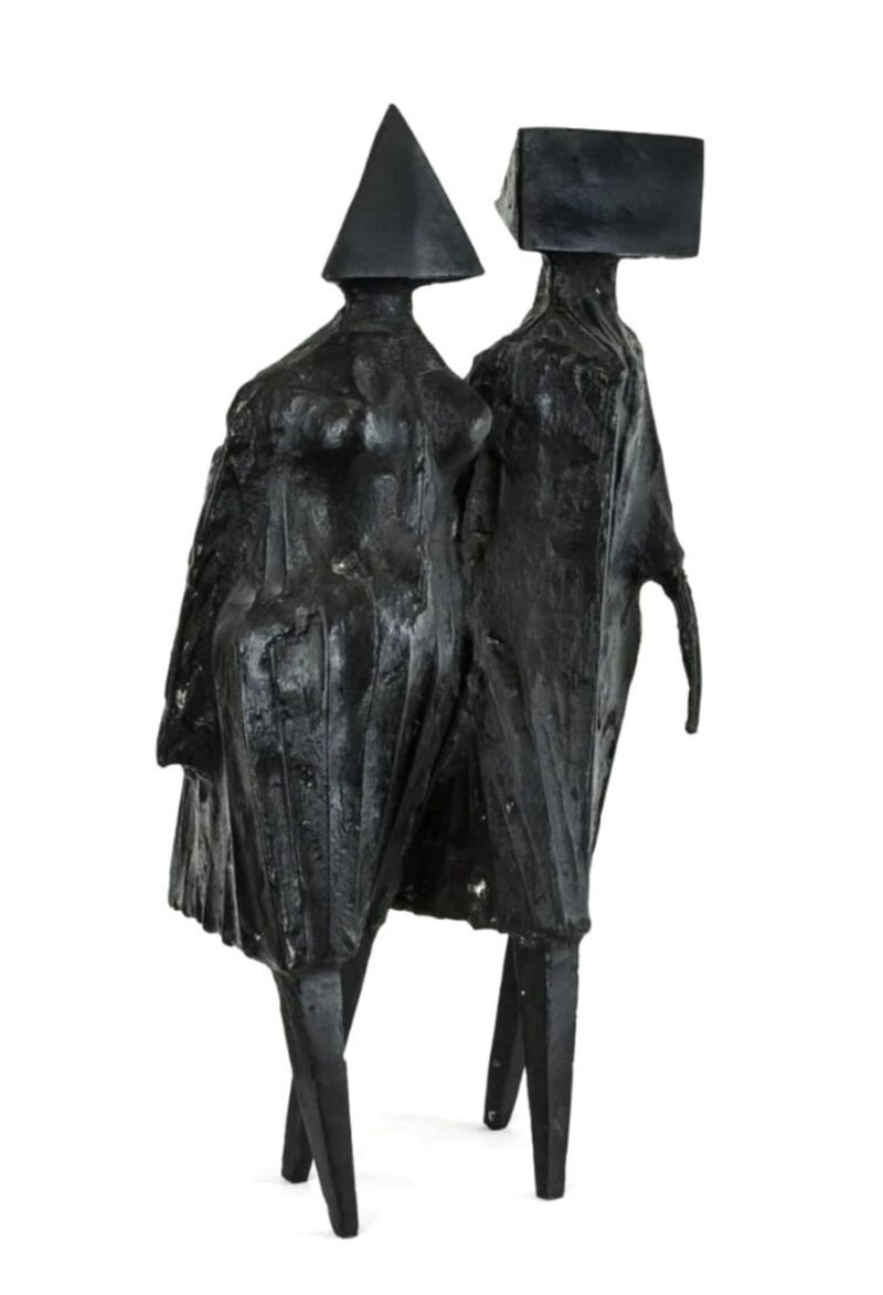 Lynn Chadwick – Maquette VII Walking Couple, 1976 – Bronze Lynn Chadwick – Maquette VII Walking Couple, 1976 – Bronze