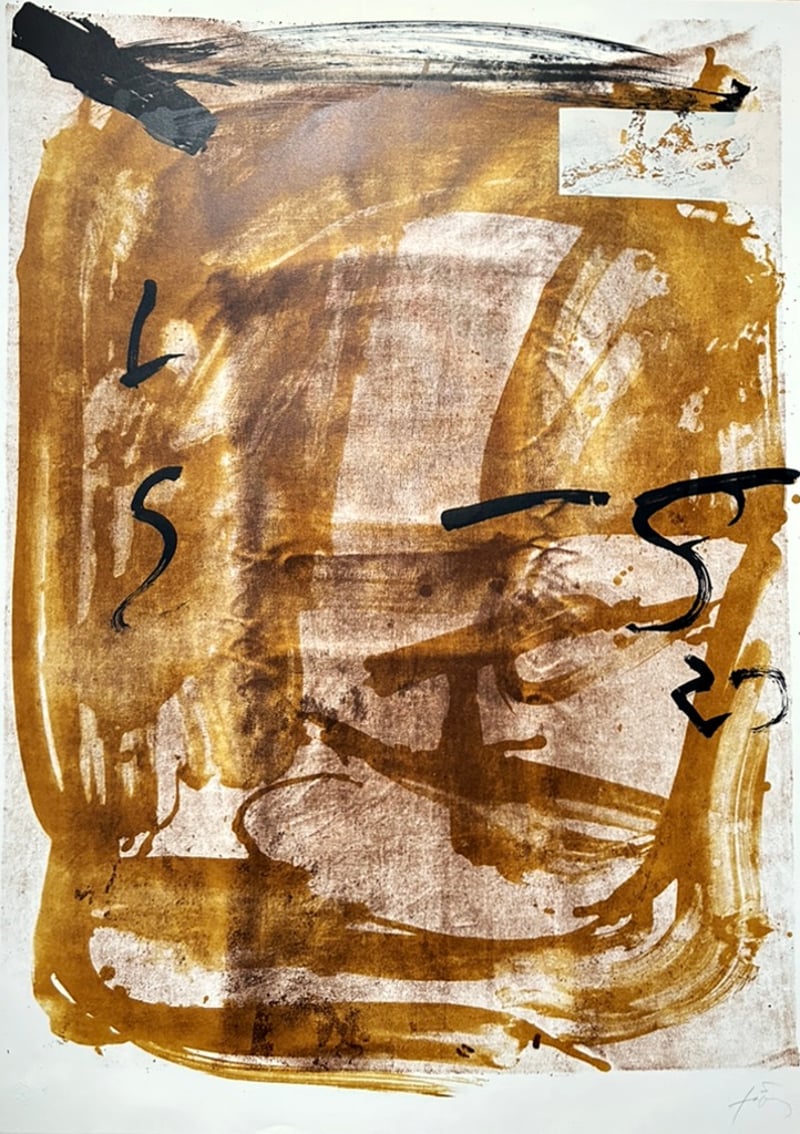 Antoni Tapies – Apparitions, 1984 – Lithographie