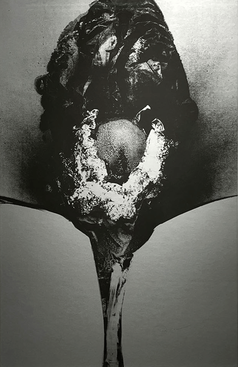 Otto Piene – Addis Abeba II, 1972 – Screen-print Otto Piene – Addis Abeba II, 1972 – Screen-print