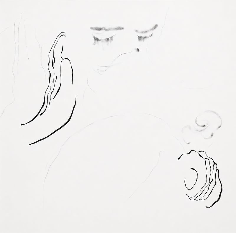 Eva Claessens – A kiss, 2026 – Gemengde techniek.