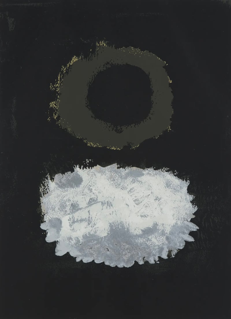 Adolph Gottlieb – Black Field, 1972 – Screen-print