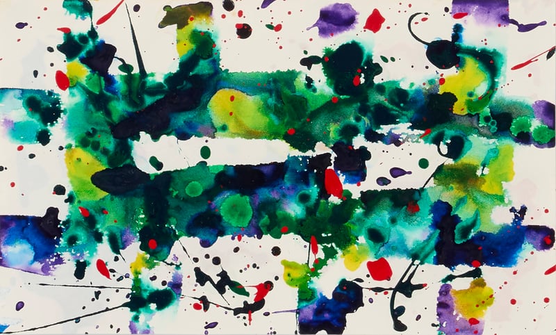 Sam Francis – Untitled (SF78-1010), 1978 – Acrylic on paper Sam Francis – Untitled (SF78-1010), 1978 – Acrylic on paper