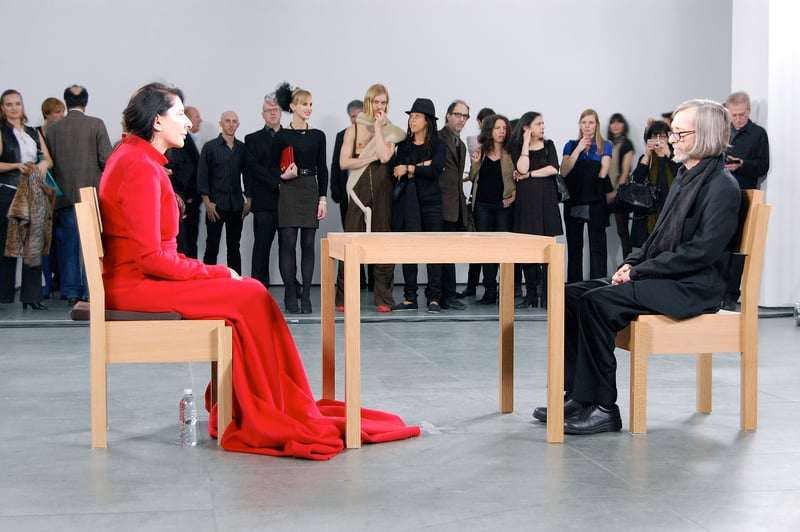 © Marina Abramović, The Artist is Present, 2010