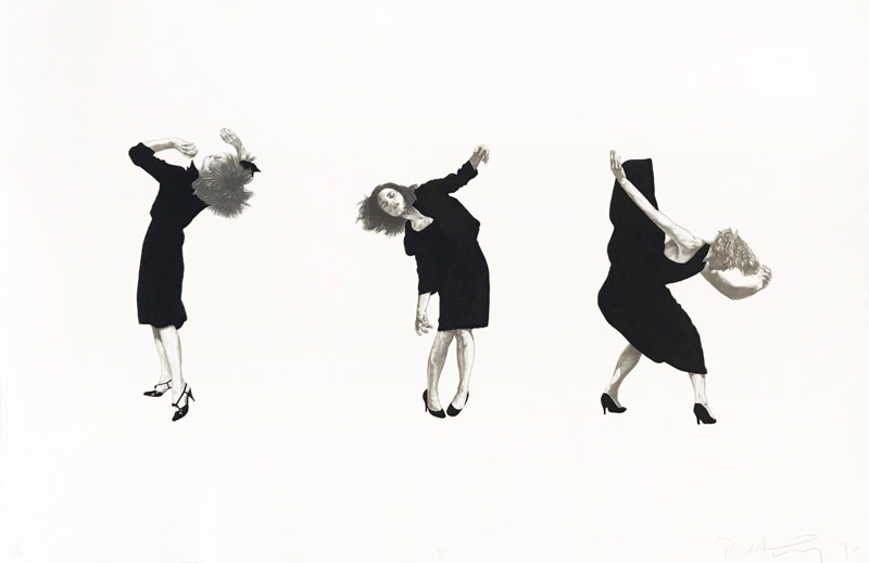 Artwork © Robert Longo - Men in the Cities, Tokyo, Seibu Department Stores, Ltd. II (3 Women) 1990