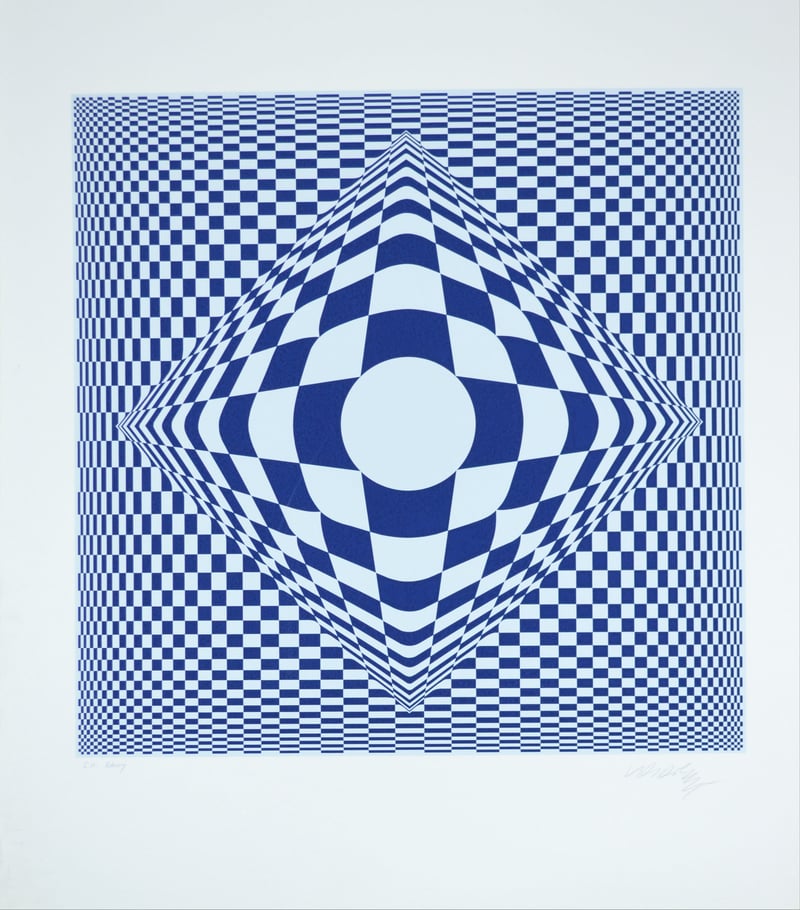 Victor Vasarely - Vertigo, 1982