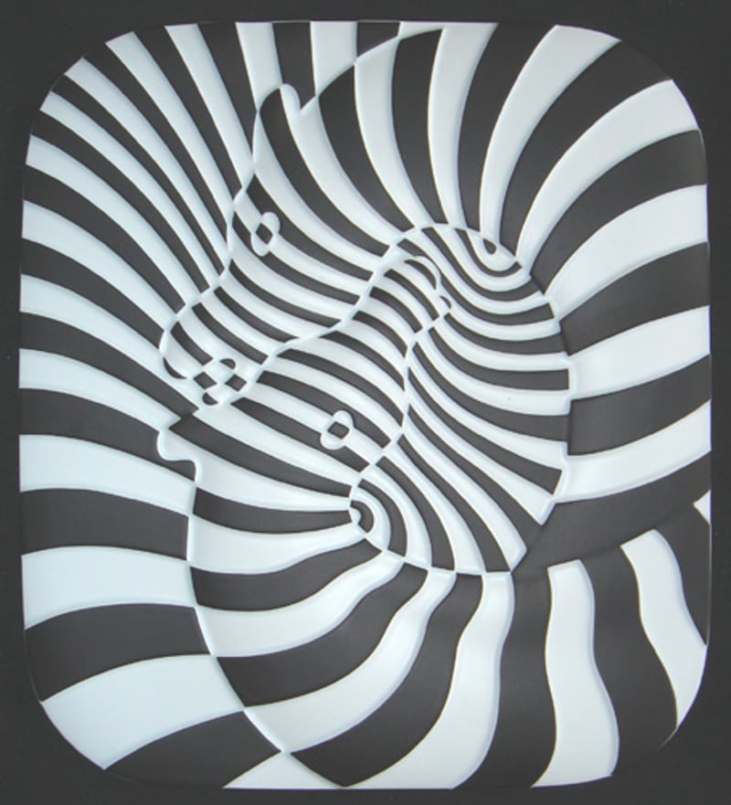 Victor Vasarely - Zebra Ceramique, 1977
