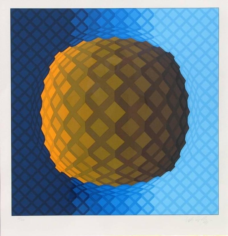 Artwork © Victor Vasarely - Koskota 1976