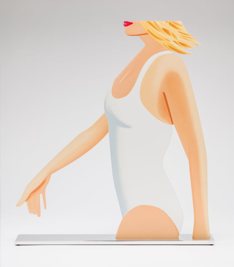 Alex Katz - Coca-Cola girl (cutout), 2019