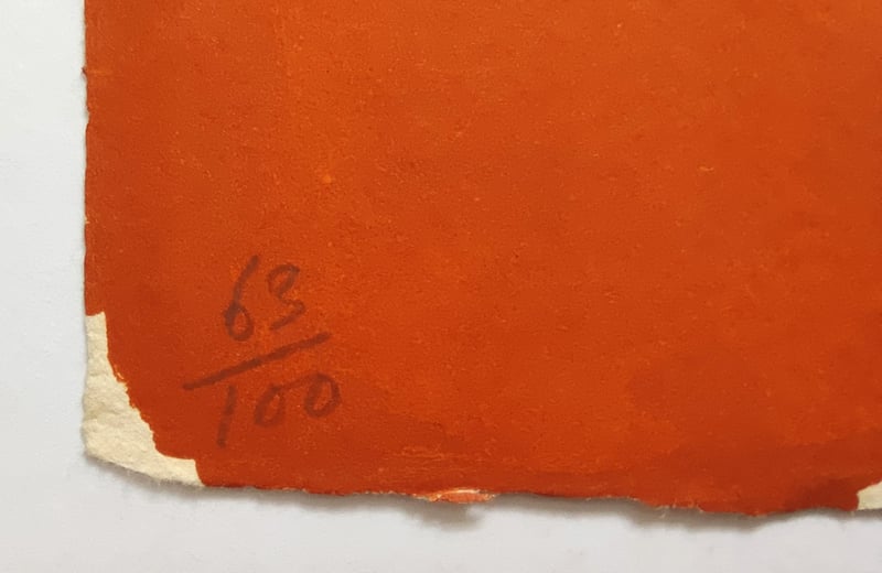 Numbered limited edition print