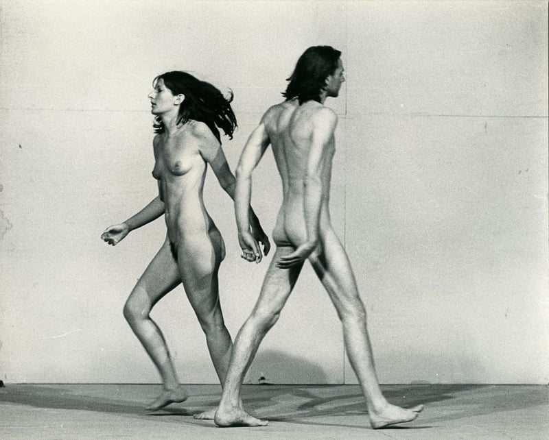 Ulay/Marina Abramovc, Relation in Space, 1976 Performance 58 minutes XXXVIII Biennale, Giudecca, Venice, July, 1976. Photo: Jaap de Graaf. Courtesy of the Marina Abramovic Archives © Ulay / Marina Abramovic / Bildupphovsrätt 2016