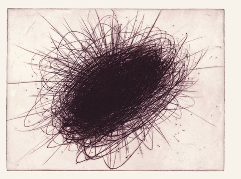 Artwork © Arnulf Rainer - Kosmos II (violett), 2003