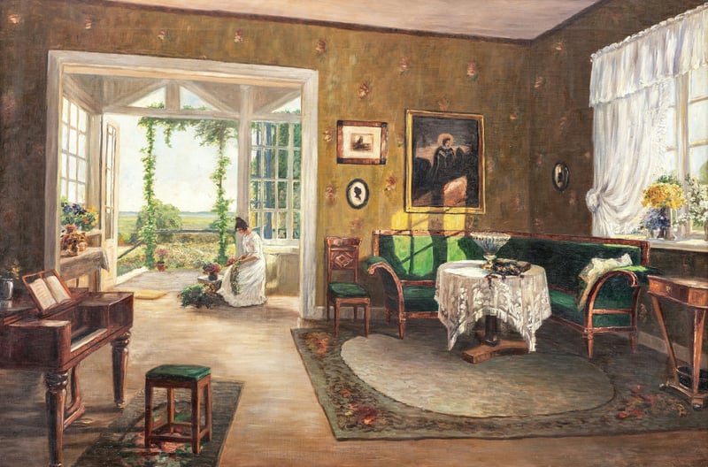 Müller-Kaempff, Else: Interieur by Else Müller-Kaempff, 1900 / Image © Europeana / Unsplash
