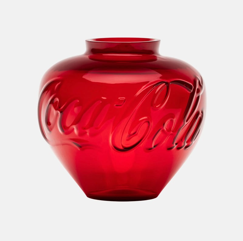 Artwork © Ai Weiwei - Glass Vase, 2023