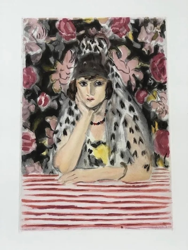 Artwork © Henri Matisse - L'Espagnol à la mantille, 1925