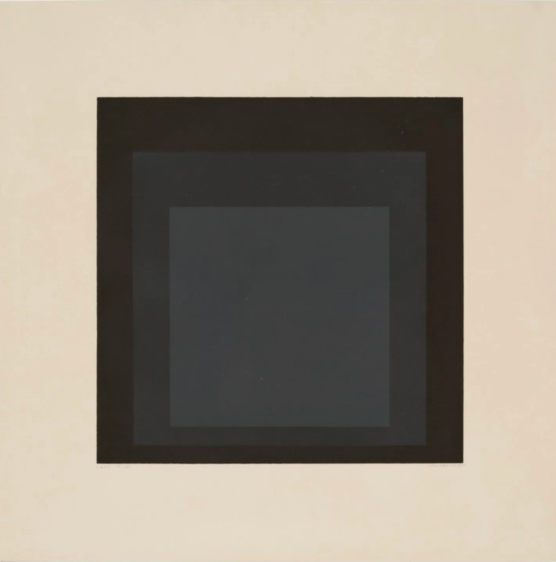 Josef Albers - Late, from Soft Edge-Hard Edge, 1965