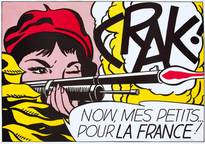 Artwork © Roy Lichtenstein - CRAK!, 1963-1965