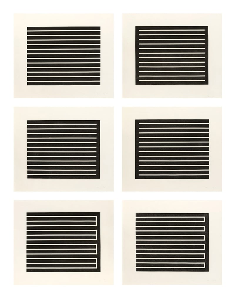 Donald Judd - Untitled (set of 6), 1980