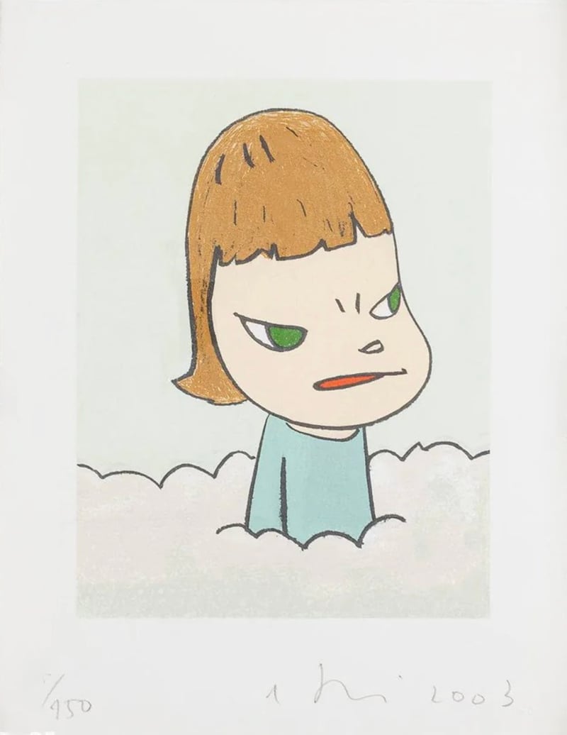 Artwork © Yoshitomo Nara - In the Cloud, 2003
