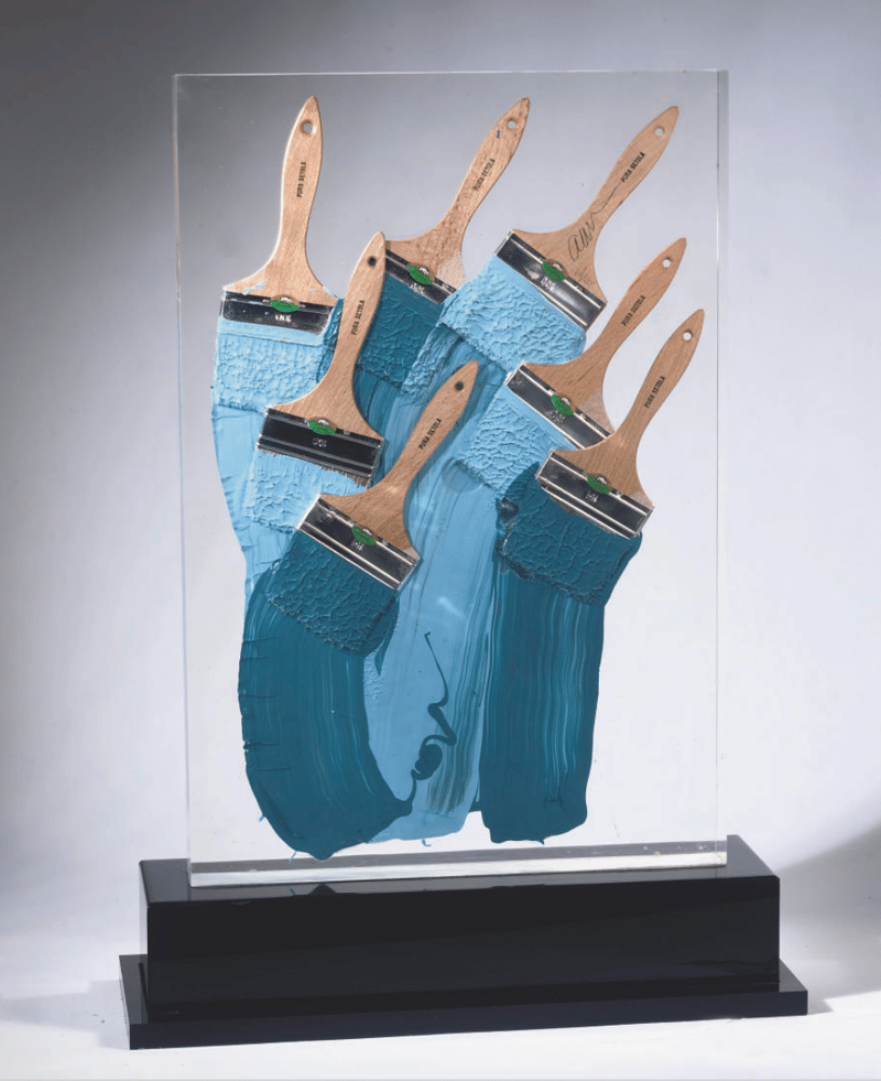 Artwork © Fernandez Arman - Paintbrushes, 1990 ( Assemblage, Edition size: 100)