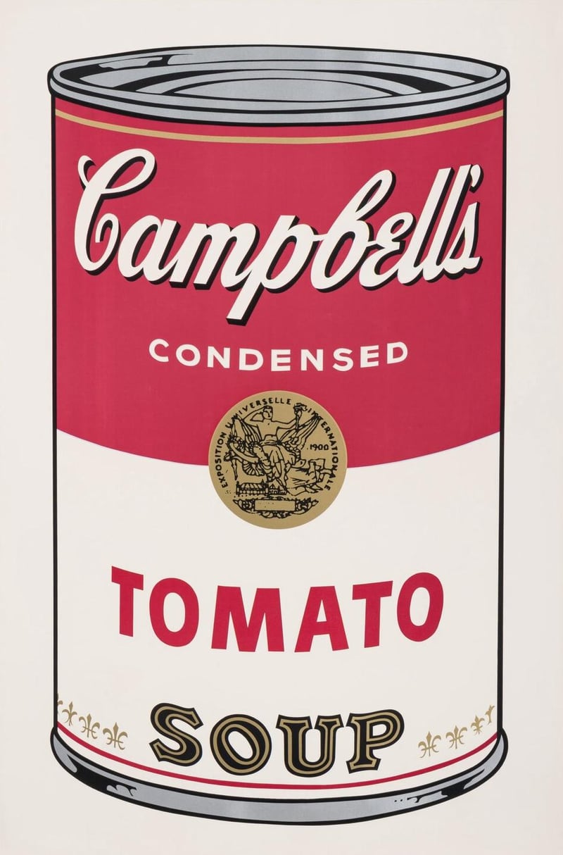 Artwork © Andy Warhol - Tomato Soup, II.46 from Campbell's Soup I,1968