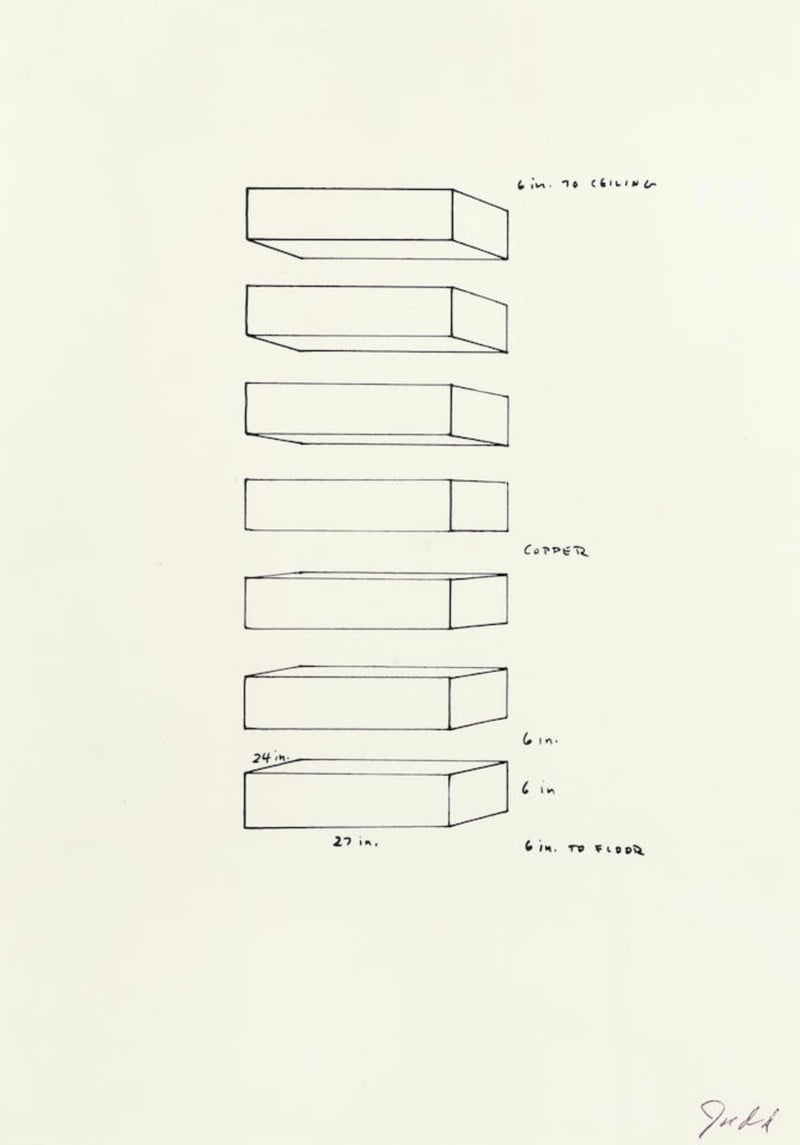Donald Judd - Untitled (from Kunstmarkt Köln), 1969