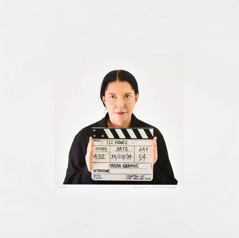 Artwork © Marina Abramovic - 512 Hours (2014) 2021