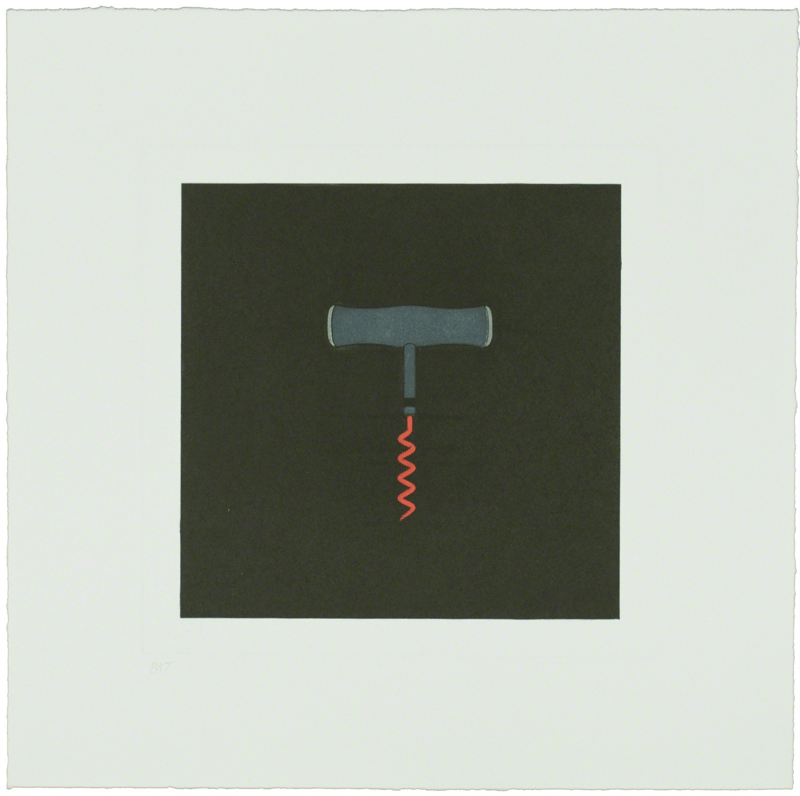 Artwork © Michael Craig-Martin - The Catalan Suite I - Corkscrew, 2013