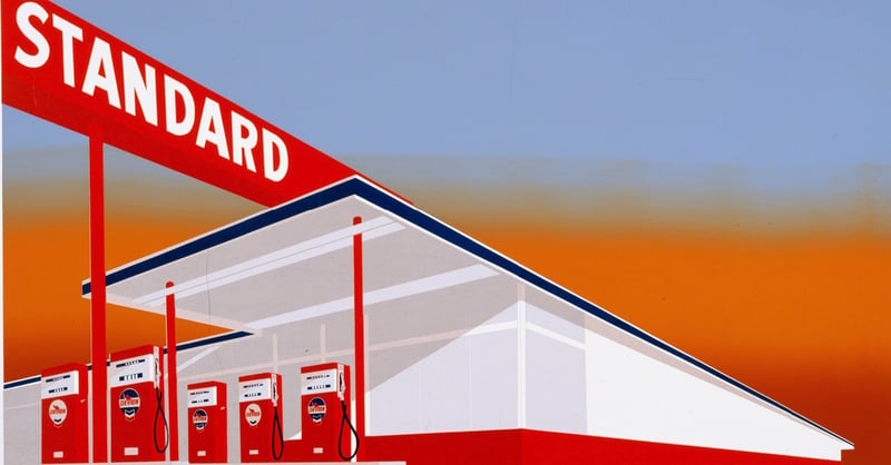 'Standard Station' (1966) d'Ed Ruscha : Une Icône du Pop Art Américain