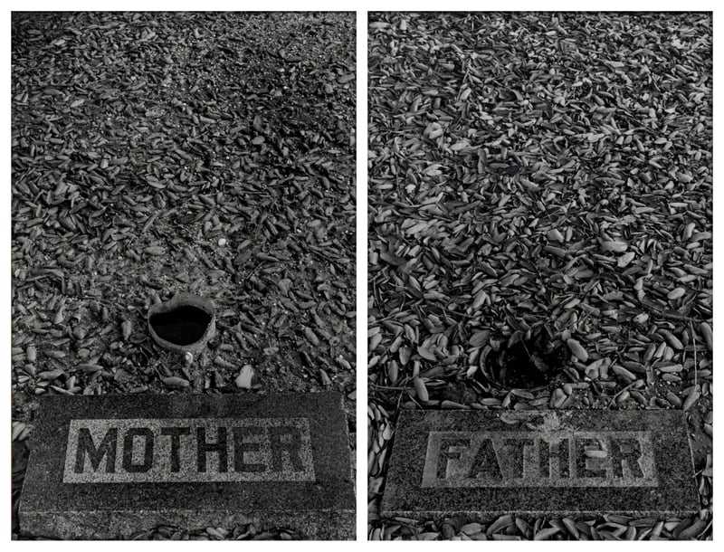 Sophie Calle – The Tombes, Mother / Father, 1990 – Gelatine Silver Print