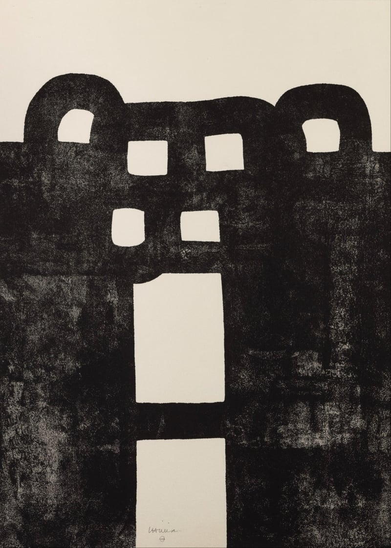 Eduardo Chillida – Gurutze Gorria, 1984 – Litografía Eduardo Chillida – Gurutze Gorria, 1984 – Litografía