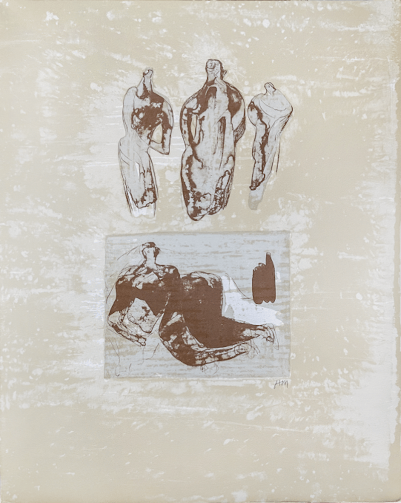 Henry Moore – La Poesie: Ideas from a Sketchbook (C. 324), 1973-1975 – Litografía