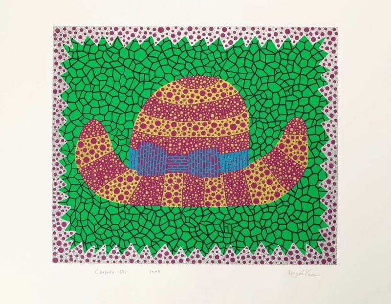 Yayoi Kusama – Chapeau (II), 2000 – Screen-print