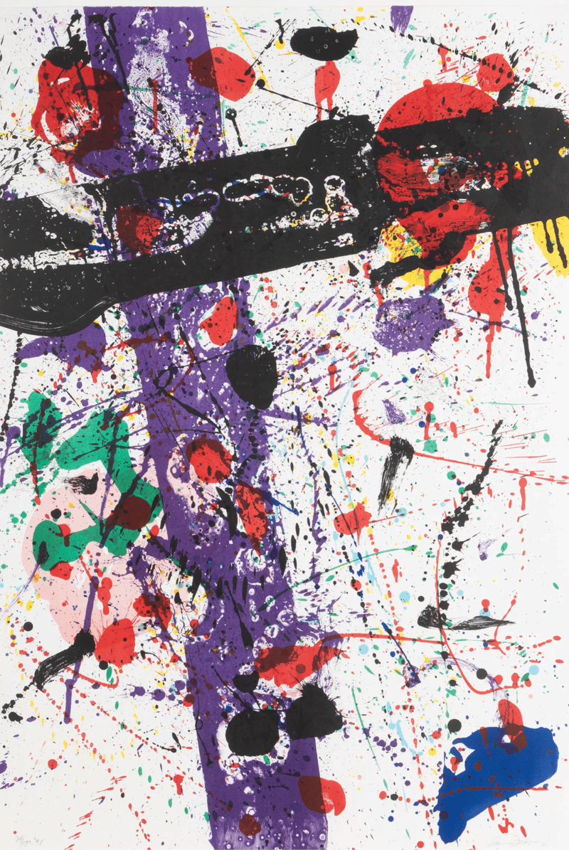 Sam Francis – Untitled (SF-272), 1984 – Litografía Sam Francis – Untitled (SF-272), 1984 – Litografía