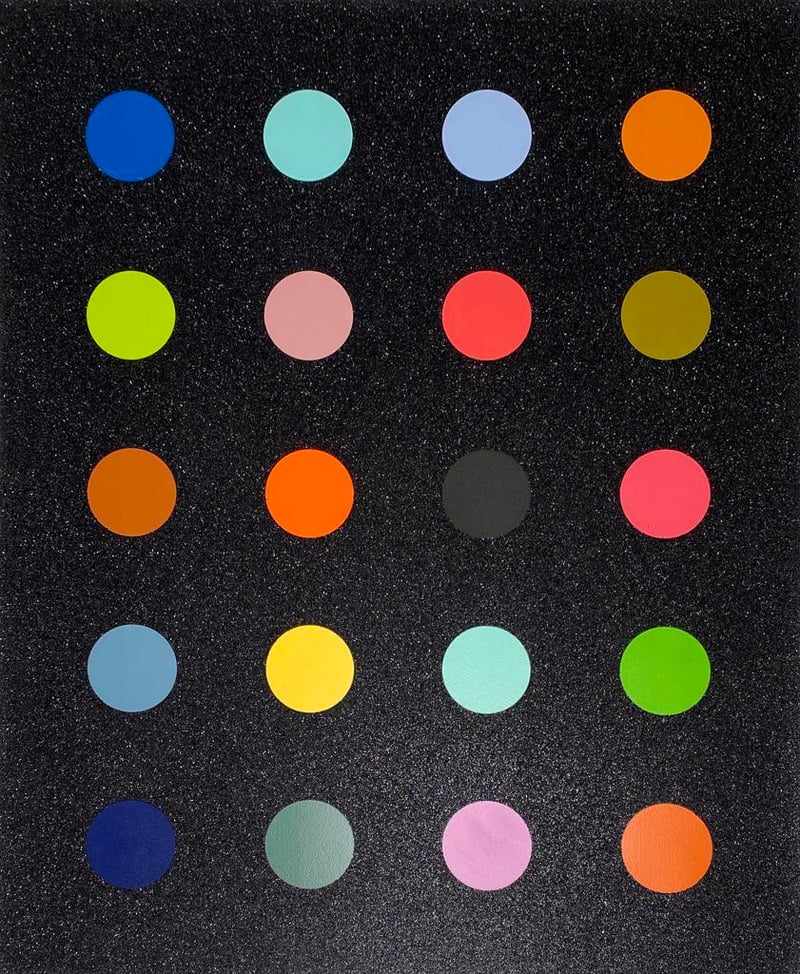 Damien Hirst – Methylamine-13c, 2014 – Siebdruck Damien Hirst – Methylamine-13c, 2014 – Siebdruck