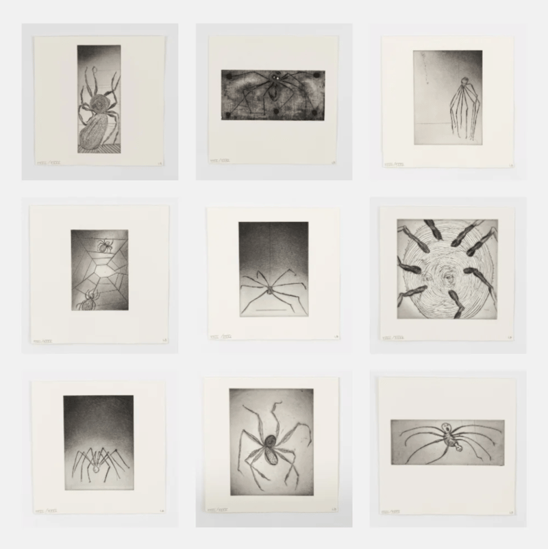 Louise Bourgeois – Ode à Ma Mère, 1995 – Pointe sèche Louise Bourgeois – Ode à Ma Mère, 1995 – Pointe sèche