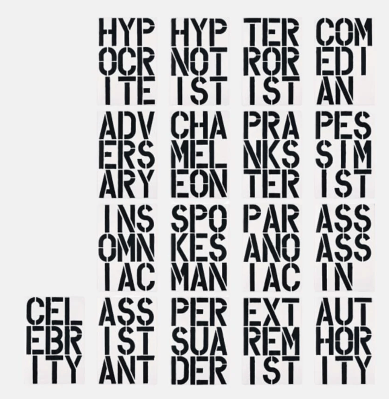 Christopher Wool – Black Book, 1989 – Litografía Christopher Wool – Black Book, 1989 – Litografía