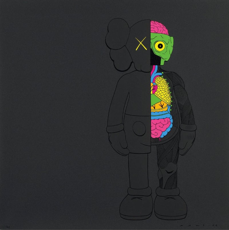 KAWS - Dissected Companion (Black), 2006
