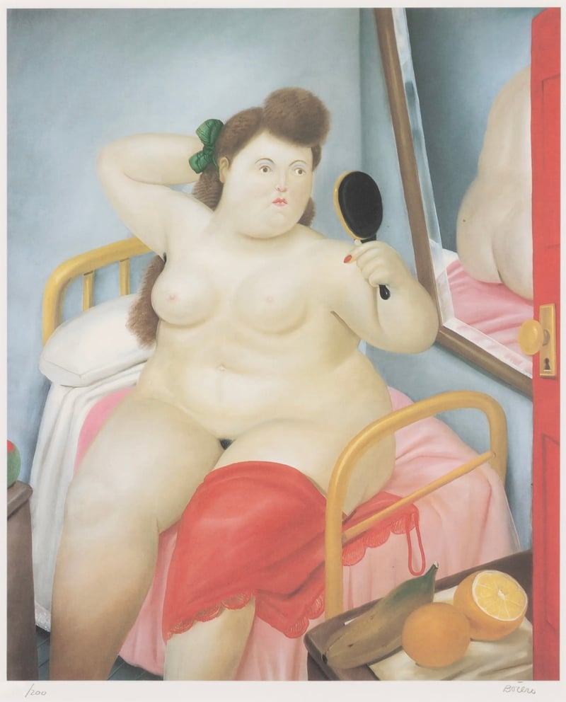 Fernando Botero – La Toilette, 1983 – Offsetdruck